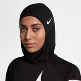 Nike Pro Hijab II Spor Başörtüsü Kadın M - L Siyah Renkli Kullanım İçin Özel Tasarım N0003533-010