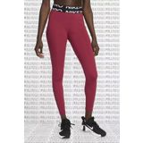 Nike Pro Mid Rise Graphic Leggings Toparlayıcı Bordo Tayt