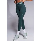 Nike Pro Sculpt Dri Fit High Rise Full Length Leggings Kadın Yüksek Bel Antrenman Tayt Koyu Yeşil