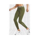 Nike Pro Tigh Fit Full Length Leggings Toparlayıcı Tam Boy Tayt Haki Kahverengi
