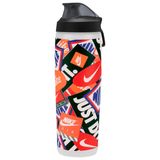 Nike Refuel Bottle Locking Lid 32 Oz Graphic Erkek Beyaz Antrenman Suluk N.101.3414.948.32