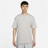 Nike Reversible Short-Sleeve Erkek Çift Taraflı Bol Kesim Spor T-Shirt DM6708-886 - Turuncu - Gri
