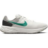 Nike Revolution 6 Running Nn Walk Shoes Yürüyüş Koşu Ayakkabısı Beyaz Yeşil Swoosh - Krem