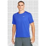 Nike Running Dri Fit Rise 365 Mens Short Sleeve Shirt Blue Erkek Koşu Tişört Mavi