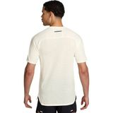 Nike Running Shirt Dri-Fıt Trail Solar Chase Erkek Antrenman Koşu Tişört Krem