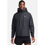Nike Running Storm Fit Windrunner Hoodie Jacket Erkek Su Itici Kapüşonlu Reflektörlü Yürüyüş Koşu Ceketi Siyah - XL