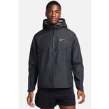 Nike Running Storm Fit Windrunner Hoodie Jacket Erkek Su Itici Kapüşonlu Reflektörlü Yürüyüş Koşu Ceketi Siyah