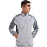 Nike Running Trail Polartec 1/4 zip fleece Erkek Yarım Fermuar Polar Sweatshirt Gri