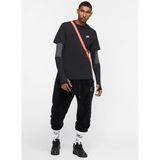 Nike Siyah - Gri - Gümüş Erkek Yuvarlak Yaka T-Shirt AR4997-013 NSW CLUB TEE