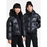 Nike Siyah - Gri - Gümüş Kız Çocuk Mont FD2846-011 K Nsw Tf Rpl Hgh Synfl J - 10 - 12 Yaş