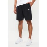 Nike Siyah Sportswear Club Jersey Pamuklu İnce Yazlık Şort Erkek İçin Rahat Beden XL