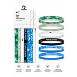Nike Spor Saç Bandı 6'lı Set - Renkli Kulak Hizası Tenis, Fitness, Koşu Bandı (Kaymaz Esnek Yapı)