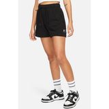 Nike Sportswear Air Fleece Mid Rise Above Knee Length Women's Short Kadın Pamuklu Şort Siyah