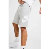 Nike Sportswear Alumni Cotton Swoosh Shorts Grey Baskılı Erkek Şort Gri