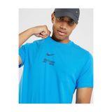 Nike Sportswear Big Swoosh LBR Kısa Kollu Erkek T-shirt, Mavi, S Beden