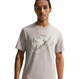Nike Sportswear Blur Futura Standart Kalıp Erkek Tişört - Açık Gri