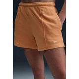 Nike Sportswear Chill Terry Mid Rise 4" French Terry Slim Fit Short Kadın 10 cm Pamuklu Şort Turuncu