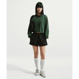 Nike Sportswear Chill Terry Mid-Rise French Terry Shorts Kadın Siyah Şort - II3980-010