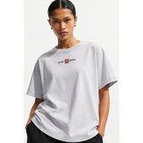 Nike Sportswear Classic Shox Women's Oversized Fit T-Shirt Kadın Oversize Tişört Gri