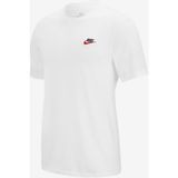 Nike Sportswear Club AR4997-100 Erkek Tişört - Beyaz - M - Çok Renkli
