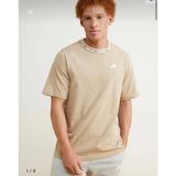 Nike Sportswear Club Erkek Krem T-Shirt FB7309-247