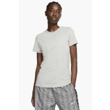 Nike Sportswear Club SS Tee Gray Kısa Kollu Fit ince Kadın Tişörtü Gri