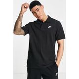 Nike Sportswear Clup Regular Fit Kesim Erkek Siyah Polo Yaka Tişört - 2XL