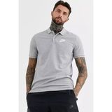 Nike Sportswear Clup Regular Fit Polo Yaka Gri Erkek Tişört - XL