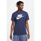 Nike Sportswear Clup Standart Kesim Lacivert Erkek Spor Tişörtü - XL
