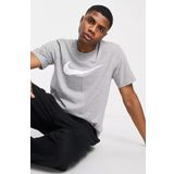 Nike Sportswear Clup Swoosh Gri Erkek Spor Tişört