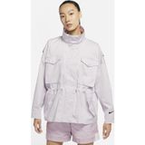 Nike Sportswear Collection Essentials M65 Full Zip Büyük Beden Kadın Ceket Lila
