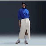 Nike Sportswear Collection Women's Twill Skirt Krem Kadın Midi Boy Etek HQ8022-133 - Ekru