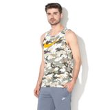 Nike Sportswear DriFit Training Tank Top Light Camo Orange Erkek Sporcu Atlet