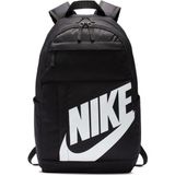 Nike Sportswear Elemental Büyük Boy Sırt Çantası Su Geçirmez Özellikli Düz Tasarım - Siyah - Beyaz