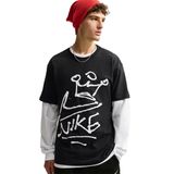Nike Sportswear Erkek Siyah Günlük Stil T-Shirt JF7542-010