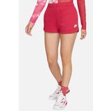 Nike Sportswear Essential Fleece Women's Short Kadın Pamuklu Şort Kırmızı
