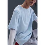 Nike Sportswear Essential Loose Fit Short-Sleeve Bol Kesim Kadın Spor Tişört - Mavi