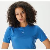 Nike Sportswear Essential Slim-Fit Cropped Short-Sleeve Crop Mavi Kadın T-Shirt FB2873-402 - XS