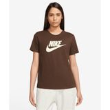 Nike Sportswear Essentials Logo T-Shirt Kadın Kahverengi Tişört - DX7906-260