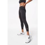 Nike Sportswear Essentials Mid Rise 7/8 Leggings Black Pamuklu Kadın Spor Tayt Siyah