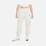 Nike Sportswear Fleece High Waisted Oversized Kadın Beyaz Polar Eşofman Altı FB8973