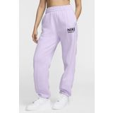 Nike Sportswear Fleece Mid Rise Loose Fit Şardonlu Büyük Beden Kadın Eşofman Altı Mor