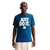 Nike Sportswear Fran JDI Verbiage Erkek Mavi Günlük Stil T-Shirt DZ2989-476