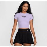 Nike Sportswear Gel Cropped Short-Sleeve Lila Kadın T-Shirt - M