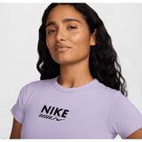 Nike Sportswear Gel Cropped Short-Sleeve Lila Kadın T-Shirt