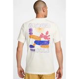 Nike Sportswear Hbr Open 1 T-Shirt Erkek Pamuk Tişört Kırık Beyaz