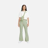 Nike Sportswear High-Waisted Wide Leg Ribbed Kadın yeşil yüksek bel geniş paça Eşofman Altı dv7868-386