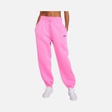Nike Sportswear Phoenix Fleece High-Rise Kadın Yüksek Belli Oversize Polarlı Eşofman Altı DQ5887-675 - Pembe - XS
