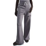 Nike Sportswear Phoenix Fleece High Rise Wide Leg Logo Pants Kadın Yüksek Bel Eşofman Altı Mor - Beyaz - Turuncu