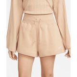Nike Sportswear Phoenix Fleece High-Waisted Loose Shorts Kadın Bej Şort - FD1409-200